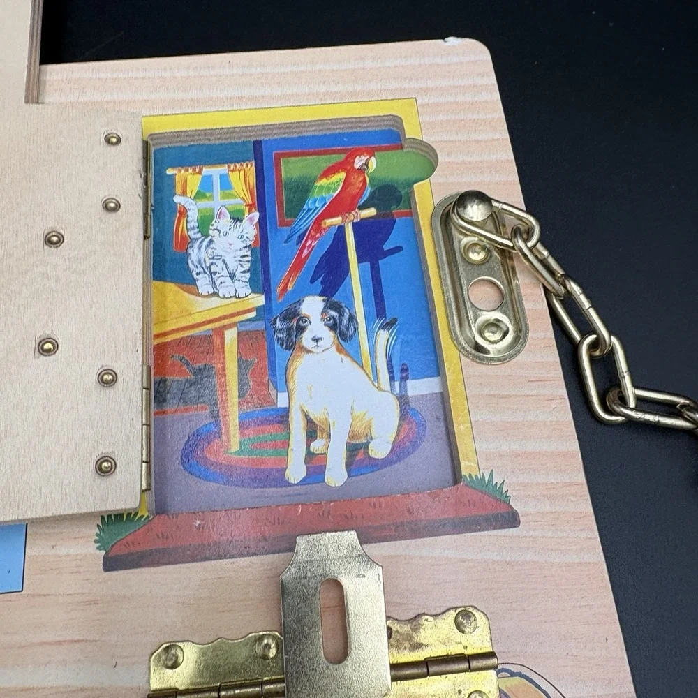 Vintage Rare Melissa And Doug Light Camera Interaction Doors‎ Puzzle Toy